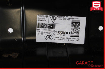 11-17 Porsche Cayenne 958 Rear Left Side Top Upper Seat Cushion Assembly Brown
