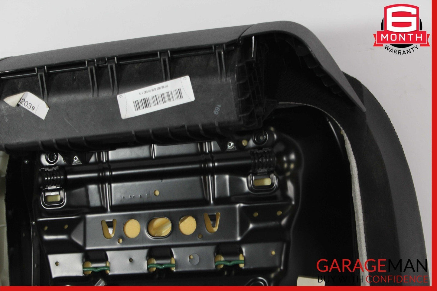 03-09 Mercedes W211 E350 Front Right Lower Bottom Seat Cushion w/ Storage Black