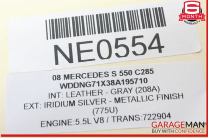 07-14 Mercedes W221 S550 S400 Electronic Parking Button Switch 2215401445 OEM