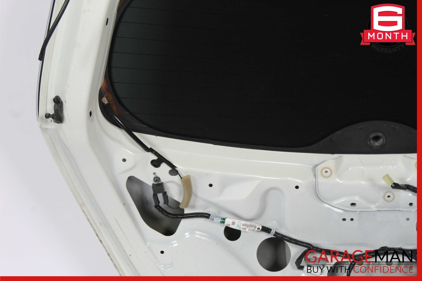 11-12 Nissan Leaf Rear Door Deck Liftgate Tailgate Trunk Lid White OEM