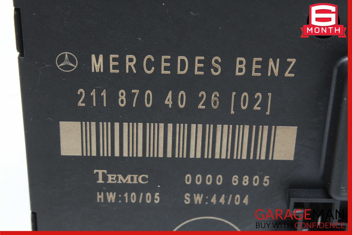 03-09 Mercedes W211 E350 4Matic Rear Left Side Door Control Module OEM