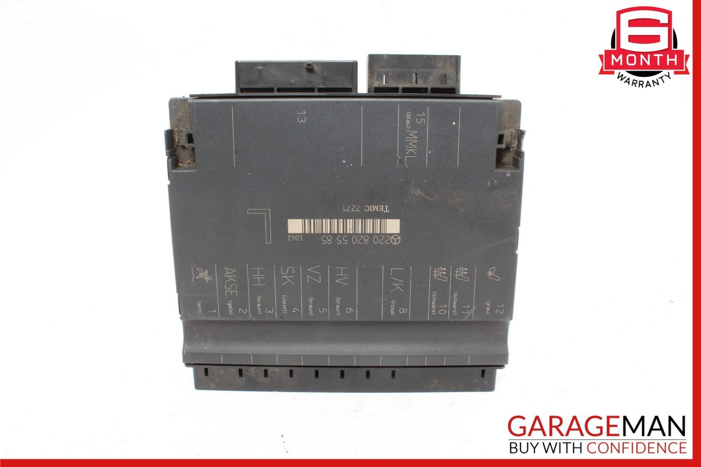 03-06 Mercedes W220 S600 S55 AMG Front Left Seat Control Module 2208205585 OEM