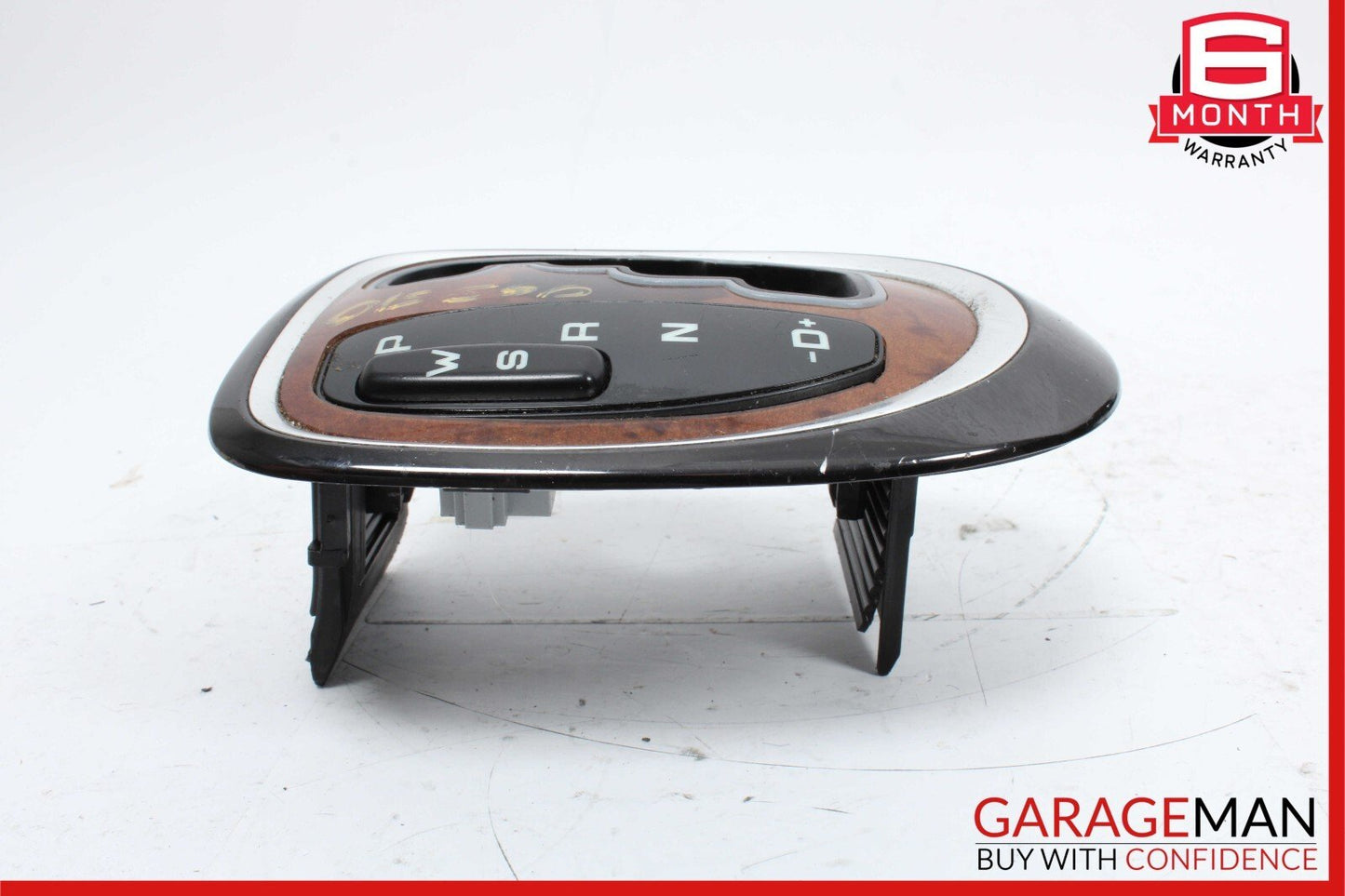 00-06 Mercedes W220 S500 S430 Gear Shifter Bezel Trim Indicator Wood OEM