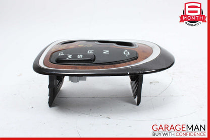 00-06 Mercedes W220 S500 S430 Gear Shifter Bezel Trim Indicator Wood OEM