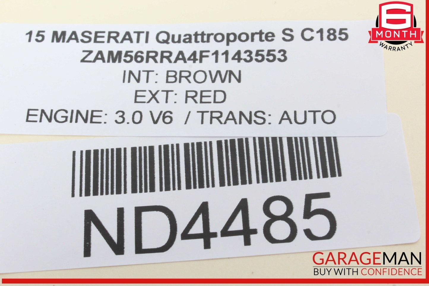 14-17 Maserati Quattroporte S Rear Right & Rear Left Side Coil Spring Set OEM