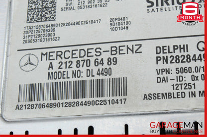 12-15 Mercedes R172 SLK250 Sirius Satellite Radio Receiver Control Module OEM