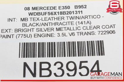 07-09 Mercedes W211 E350 Front Left Side Seatbelt Seat Belt Retractor
