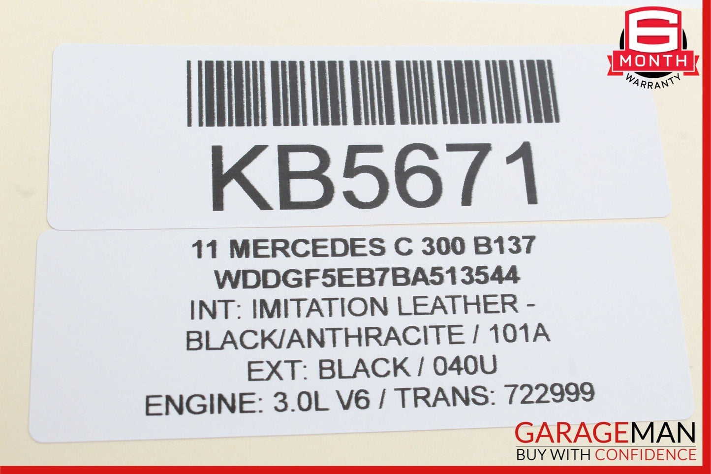 08-14 Mercedes W204 C300 C250 C63 AMG Rear Tailgate Trunk Release Open Handle