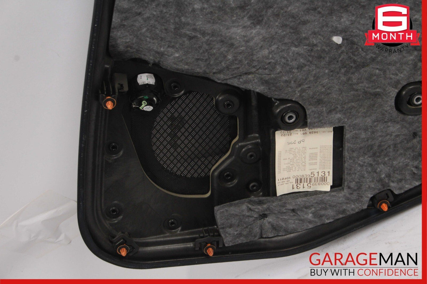 10-13 Mercedes W212 E550 Rear Left Side Interior Door Panel Assembly Beige