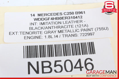 08-17 Mercedes W204 C250 C350 C300 Rear Left / Right Axle CV Half Shaft OEM