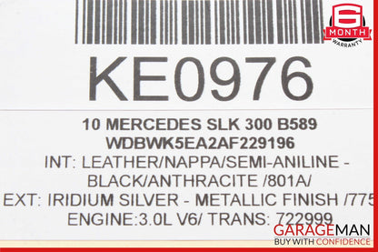 00-12 Mercedes R171 SLK300 CL500 Anti Theft Alarm Sensor Control Module Unit OEM