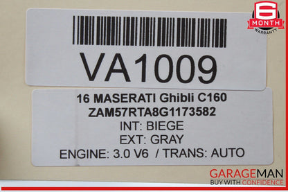 14-17 Maserati Ghibli ECU ECM Engine Computer Control Module Unit OEM