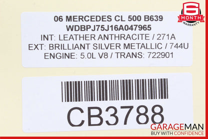 00-06 Mercedes W215 CL500 CL600 Front Left Side Reinforcement Support Bracket