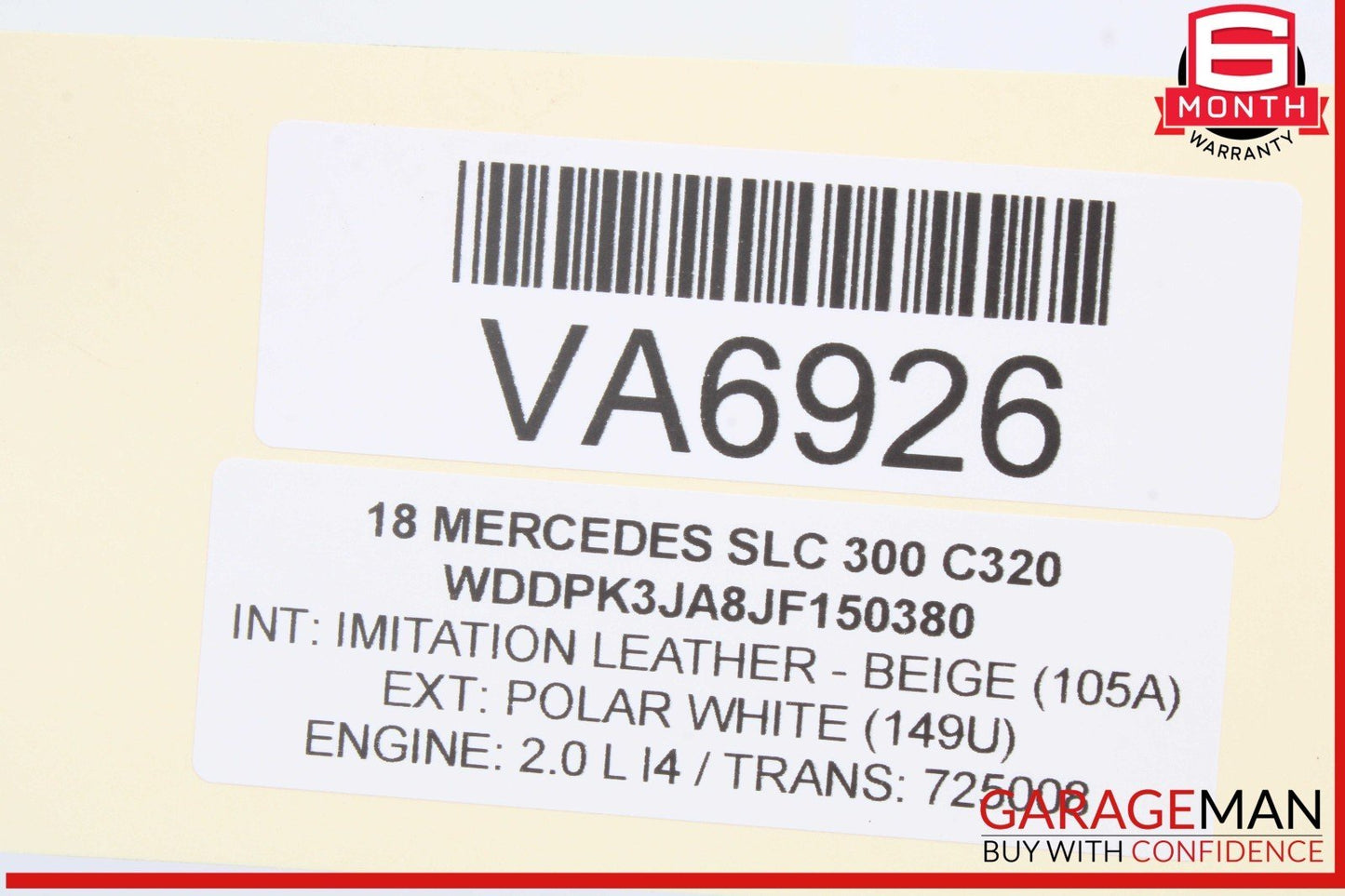 12-20 Mercedes R172 SLC300 SLK350 Rear Right Passenger Side Upper Control Arm