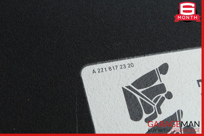 08-14 Mercedes W204 C250 C300 Front Left Side Sun Visor Sunvisor Shade Cover OEM