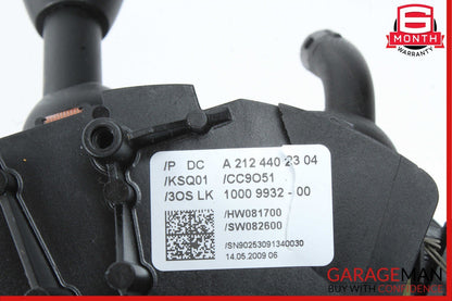 09-13 Mercedes W212 E550 Steering Column Switch Combination Control Assembly