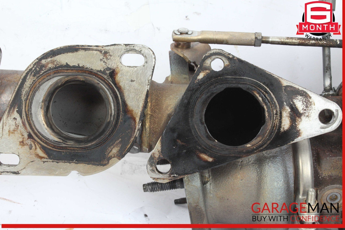 11-16 Mercedes X166 GL450 S550 Left Turbocharger Turbo Charger Manifold OEM