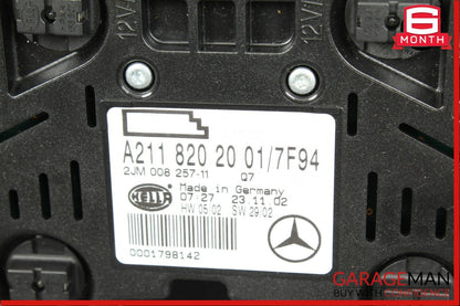 03-11 Mercedes W211 E500 CLS350 Rear Overhead Top Upper Dome Light Lamp OEM