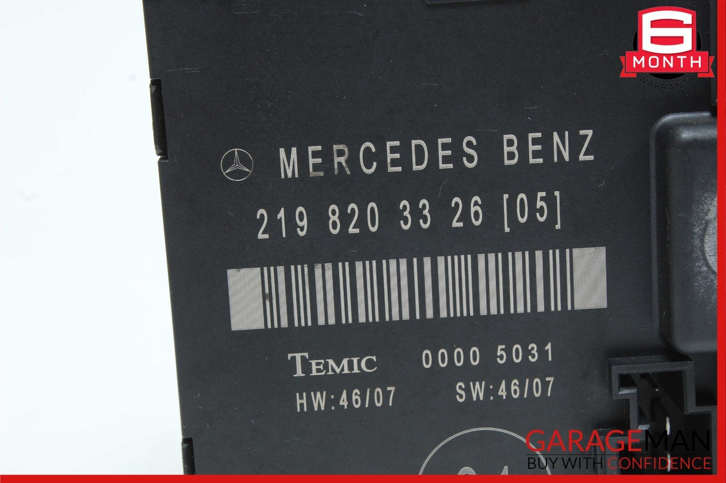 06-11 Mercedes W219 CLS550 Rear Left Side Door Control Module 2198203326 OEM