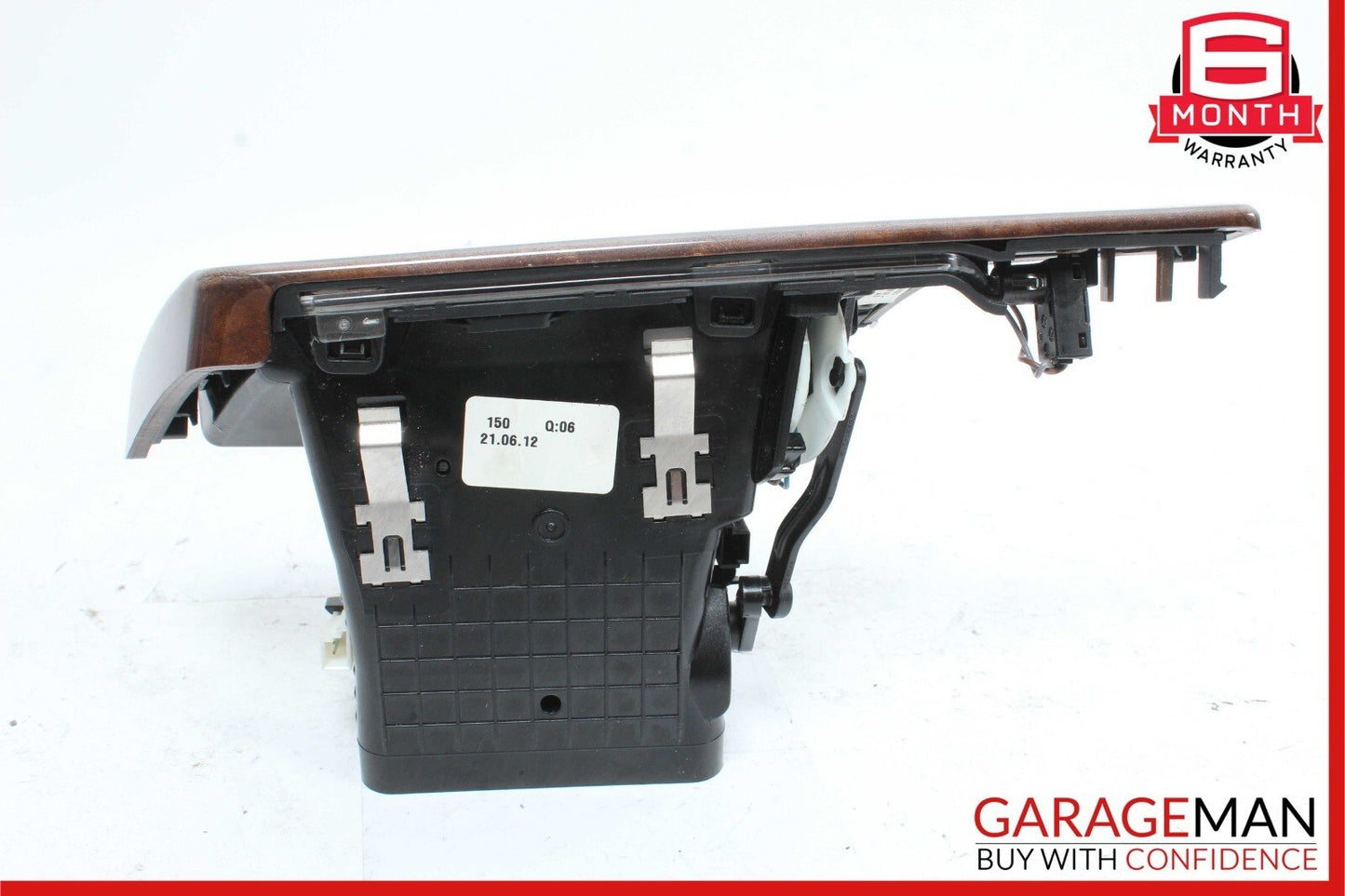 10-13 Mercedes W212 E350 Front Left Dashboard Dash AC A/C Air Vent Trim Wood