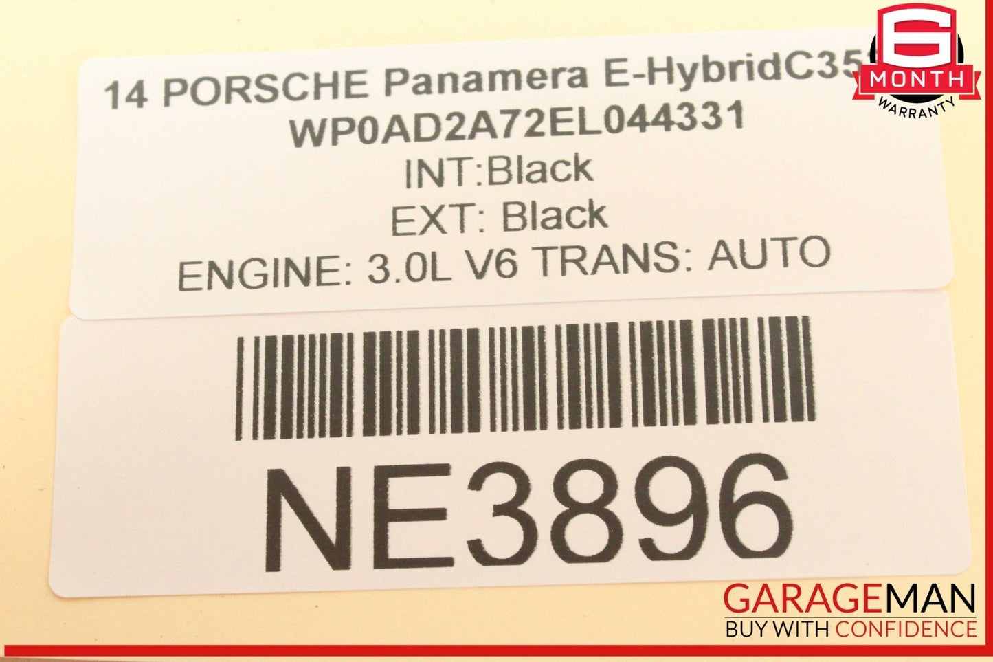 11-18 Porsche Panamera 970 E-Hybrid Rear Left or Right Side Door Control Module