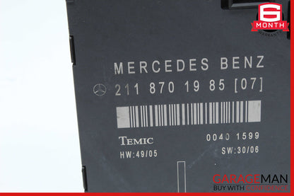03-09 Mercedes W211 E350 E500 Front Left Side Door Control Module 2118707326 OEM