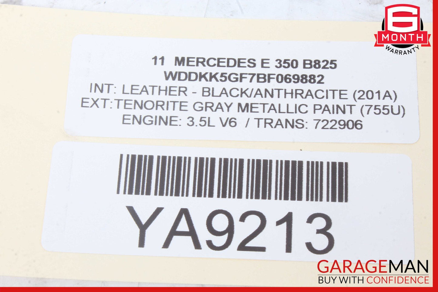 10-11 Mercedes W207 E350 Engine Motor Wire Wiring Harness OEM
