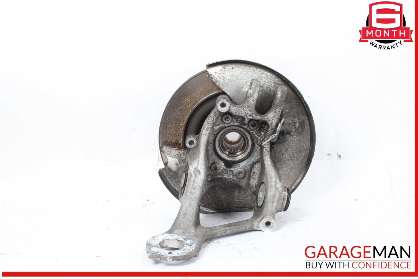 09-18 Audi SQ5 A6 A7 Rear Right Wheel Spindle Knuckle Hub Bearing Brake Rotor