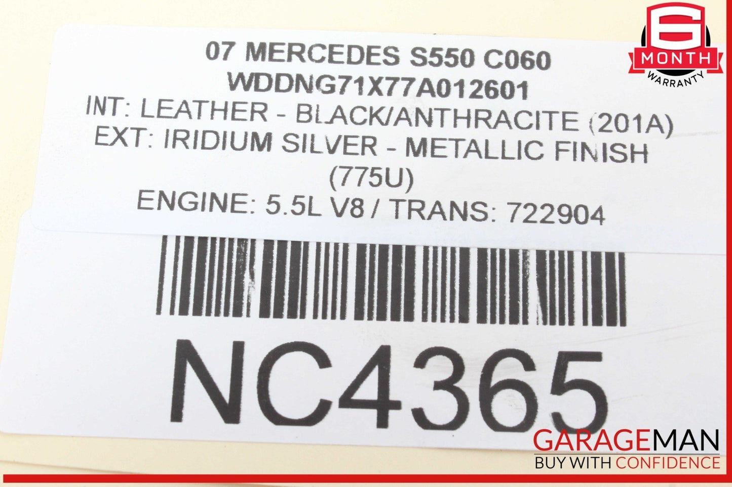 07-14 Mercedes W221 S550 S400 Front Right / Left Airmatic Shock Strut Arnott