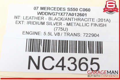 07-14 Mercedes W221 S550 S400 Front Right / Left Airmatic Shock Strut Arnott