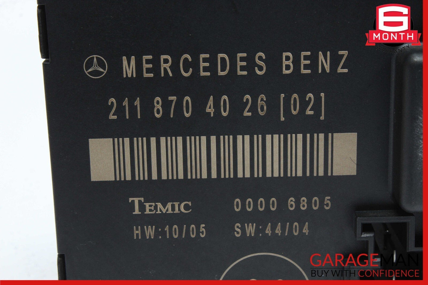 03-09 Mercedes W211 E350 E550 Rear Left Driver Door Control Module OEM
