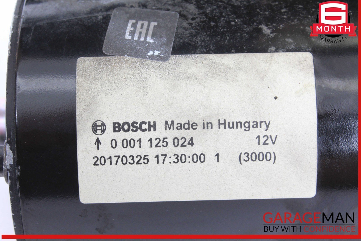 04-06 Porsche Cayenne 955 Engine Starter Motor Bosch 0001125024 OEM