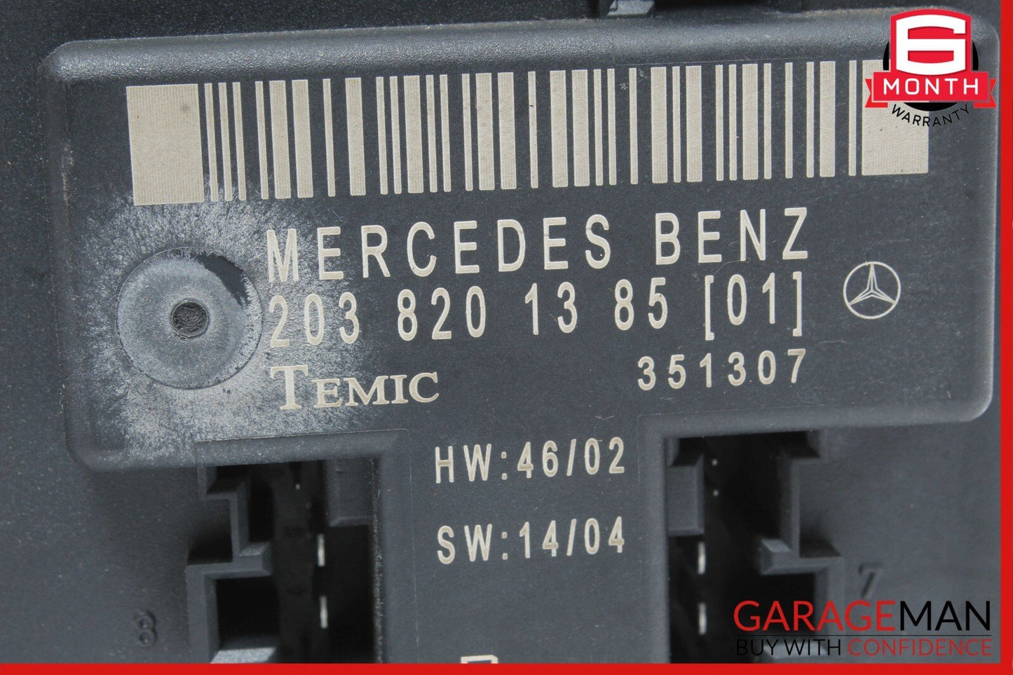 01-07 Mercedes W203 C230 C240 C320 Front Left Door Control Module 2038201385 OEM