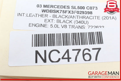 01-07 Mercedes W203 C230 Radiator Engine Cooling Fan Motor 2035400788 OEM