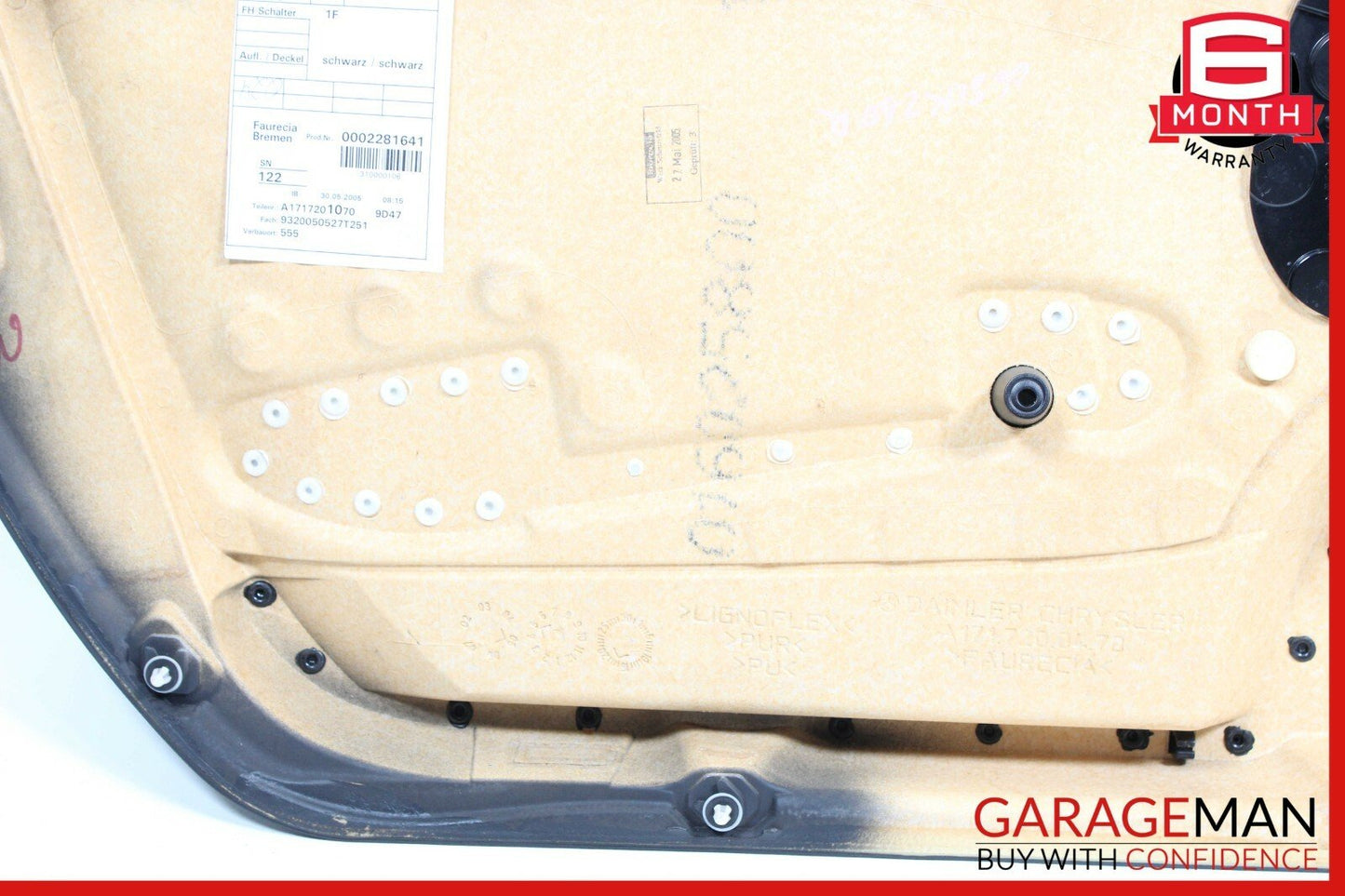 05-11 Mercedes R171 SLK280 Front Right Passenger Interior Door Panel OEM