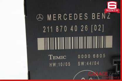 07-09 Mercedes W211 E320 E550 Rear Left Driver Side Door Control Module Unit OEM