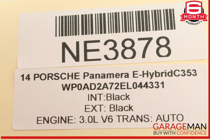 10-16 Porsche Panamera 970 E-Hybrid Front Left Side Dash AC Outer Air Vent OEM