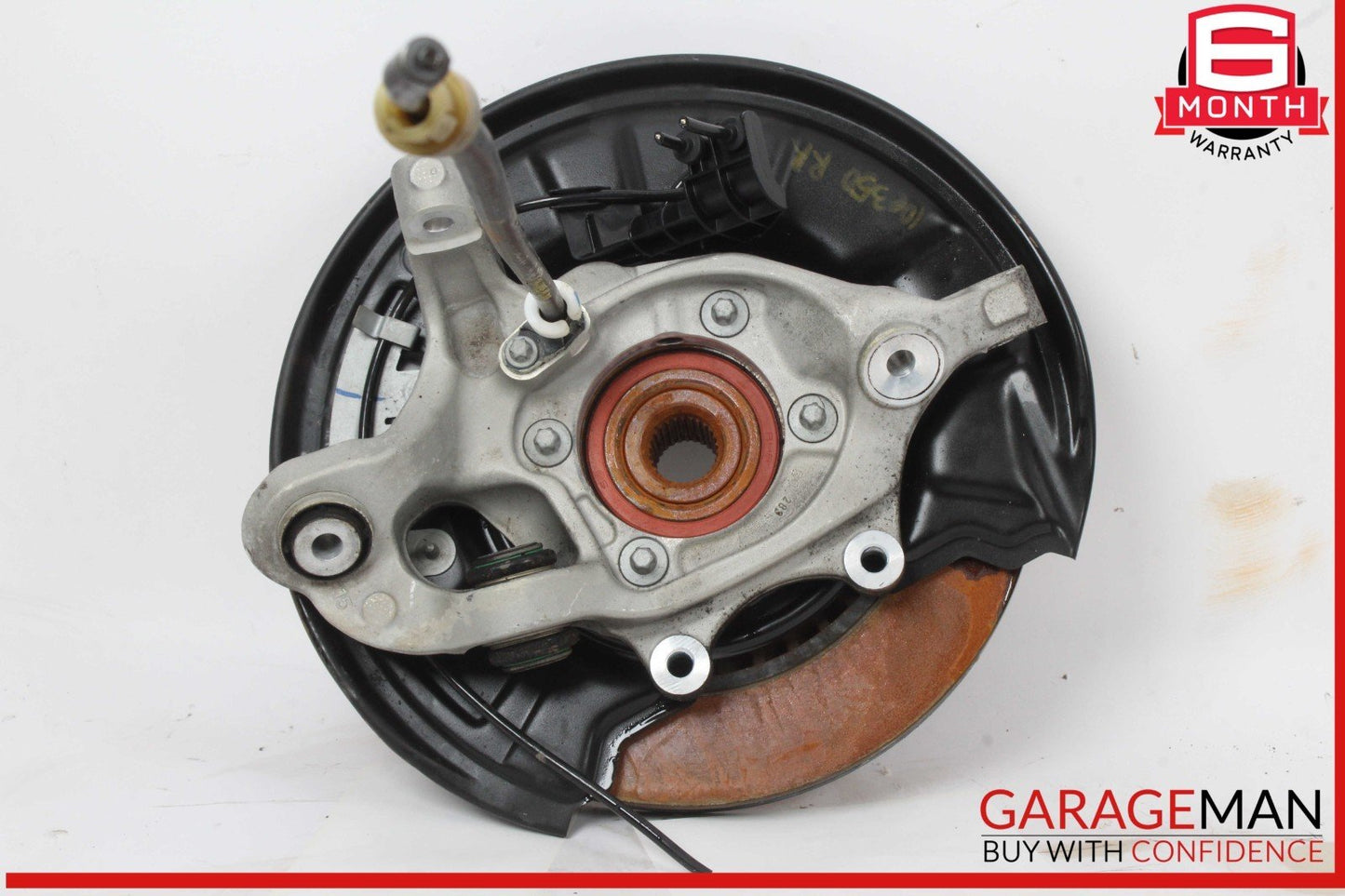08-17 Mercedes W207 E350 C300 Rear Right Side Spindle Knuckle Hub w/ Rotor Disc