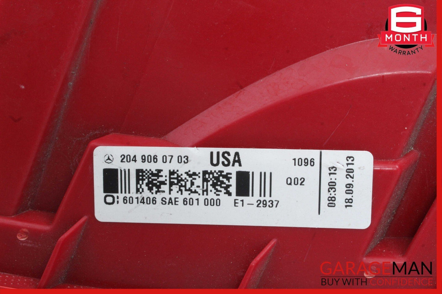 12-14 Mercedes W204 C250 C300 C350 Tail Light Lamp LED Right Passenger Side OEM