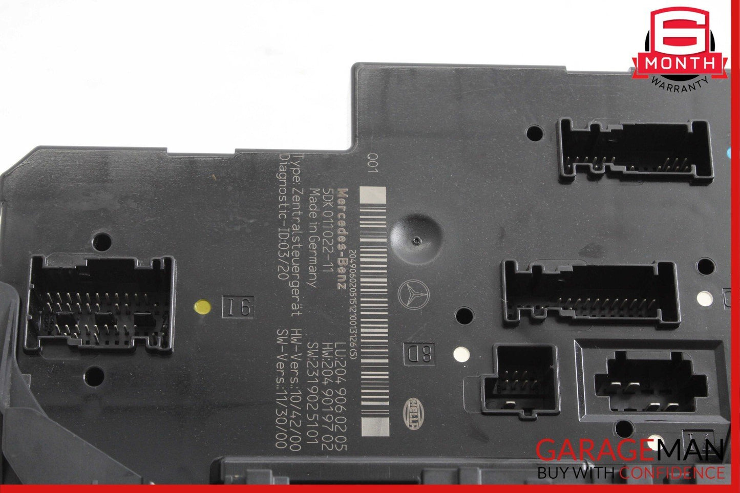 12-14 Mercedes W204 C300 C250 C63 AMG Rear SAM Module Fuse Relay Box Assembly