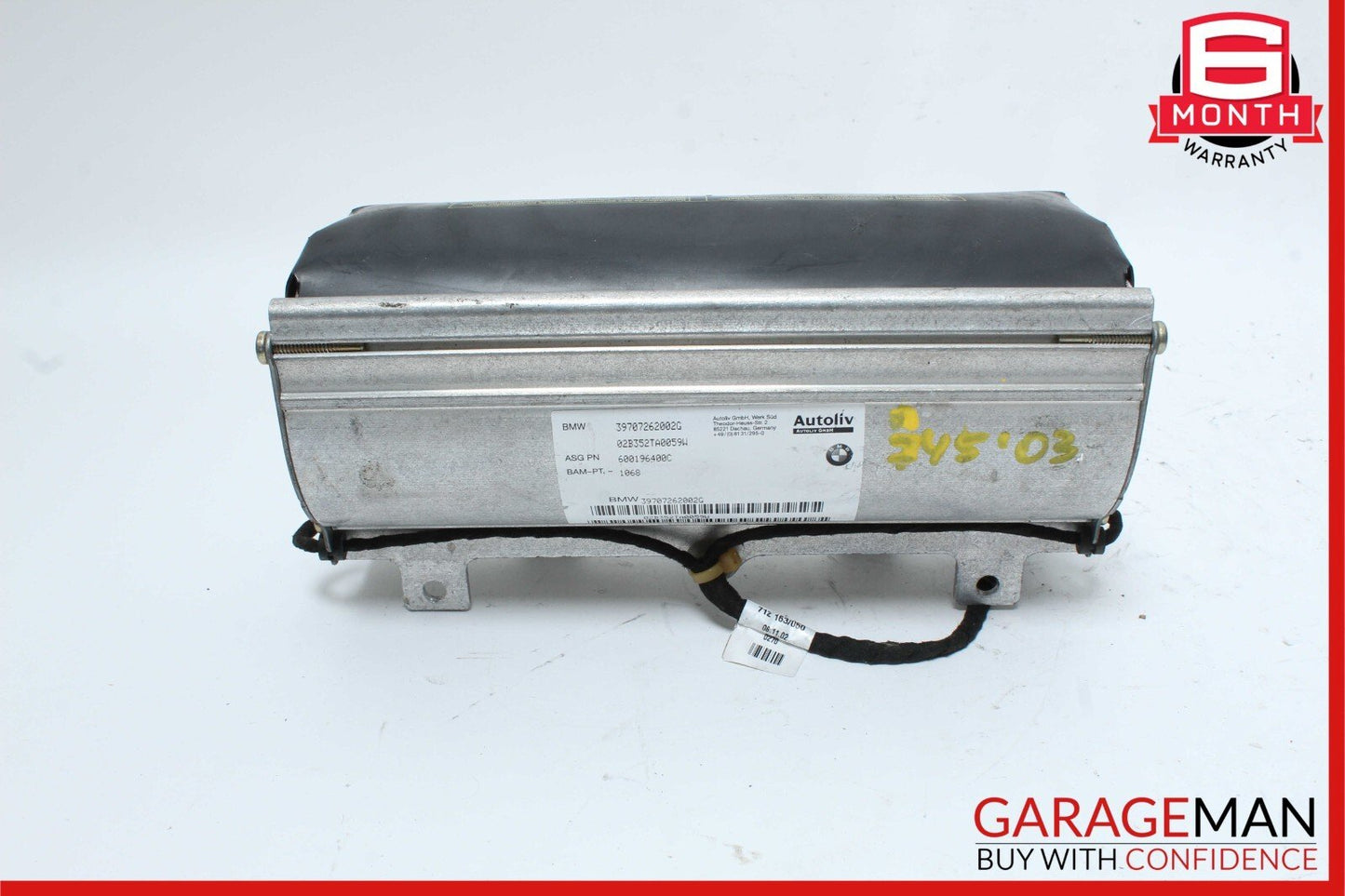 02-05 BMW E65 E66 745i 745Li  Front Passenger Side Dashboard Safety Airbag OEM