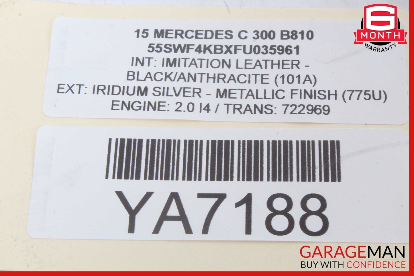 15-20 Mercedes W205 C300 C350e C43 AMG Rear Left Side Door Lock Latch Actuator