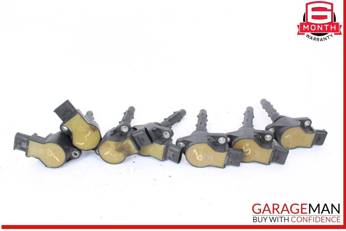 07-11 Mercedes X164 GL450 Ignition Coil Spark Plug Set of 7 0001502780 OEM