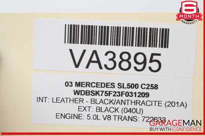 03-05 Mercedes R230 SL500 SL55 Tire Pressure Monitoring System TPMS Receiver OEM