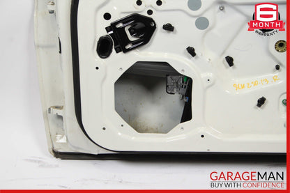 12-20 Mercedes R172 SLK250 Front Right Side Exterior Door Shell Calcite White