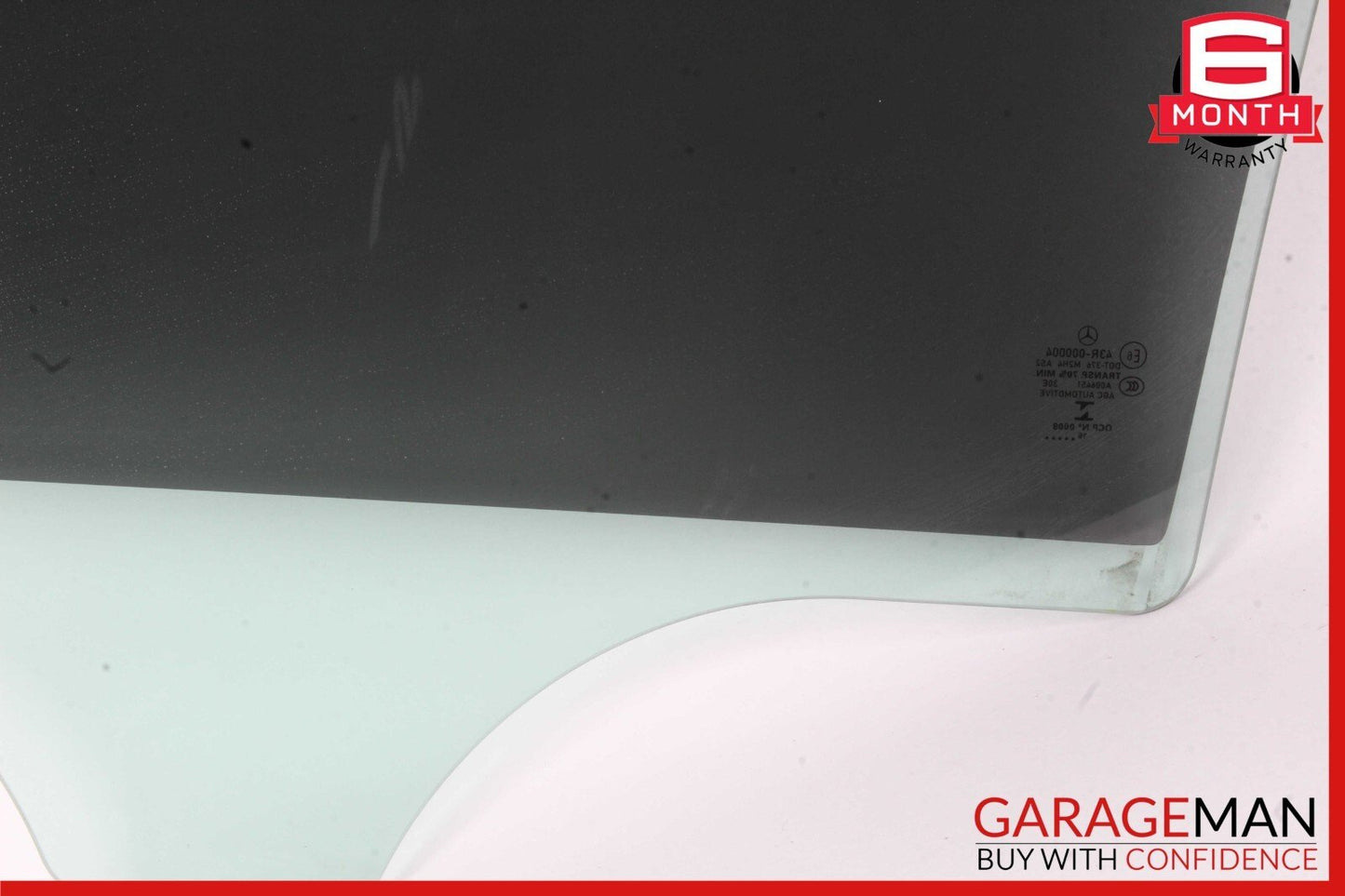 15-21 Mercedes W205 C300 C400 Rear Right Side Door Window Glass OEM