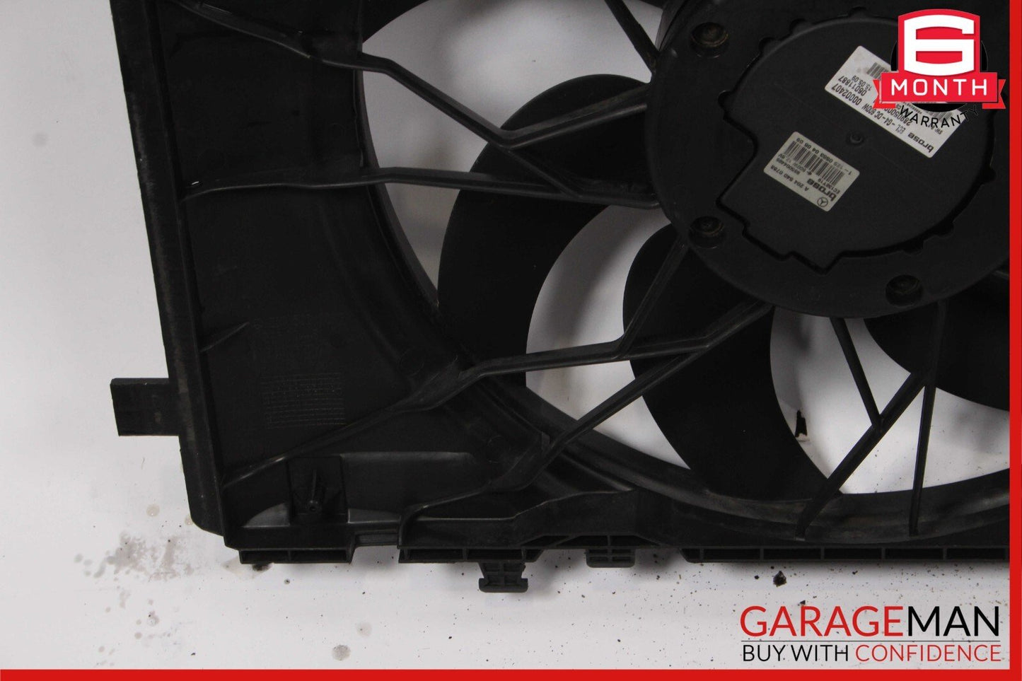 08-18 Mercedes GLK350 C350 Engine Radiator Cooling Fan Motor Shroud Assembly