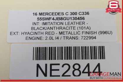 16-19 Mercedes W205 C300 C350e Front Right Passenger Side Door Control Module
