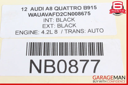 11-18 Audi A8 Quattro Front Left / Right CV Axle Shaft 4G0407271F
