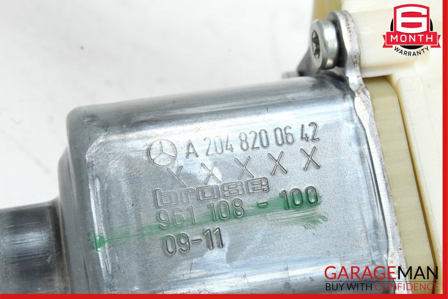 08-16 Mercedes E350 GLK350 E400 C300 Rear Right Door Window Regulator Motor Unit
